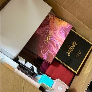 Assorted skincare/makeup